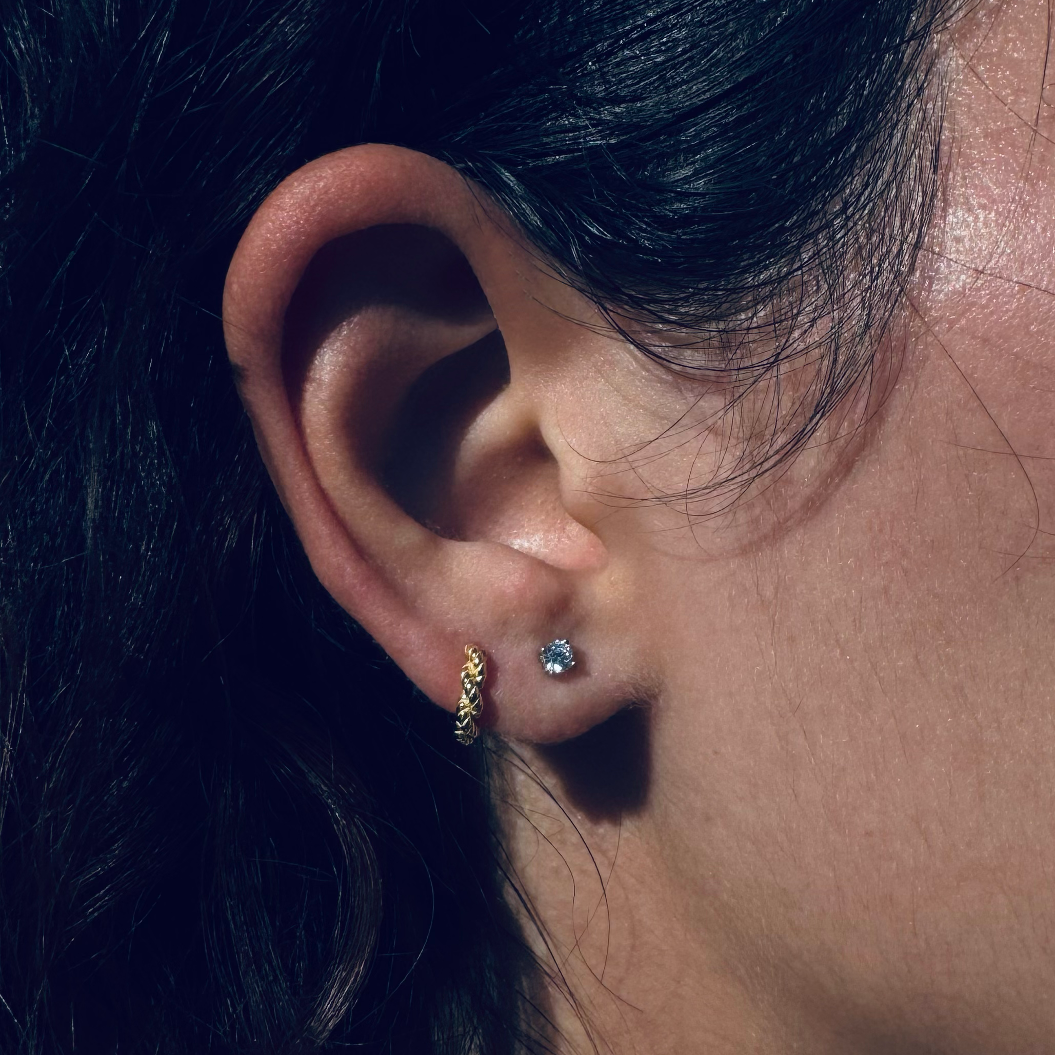 Orecchini Twist in Argento 925