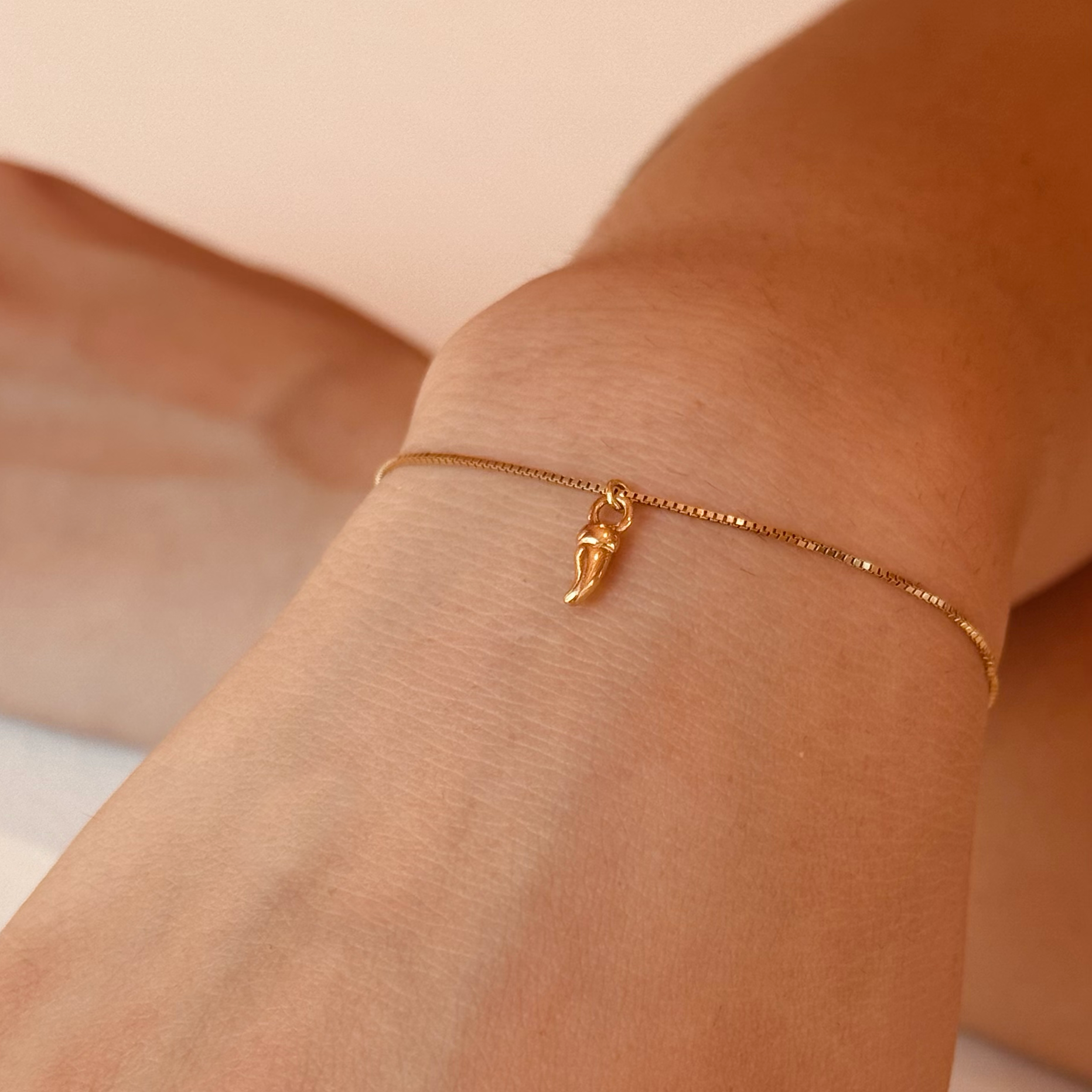 Charm FILO Cornetto in Oro 9kt