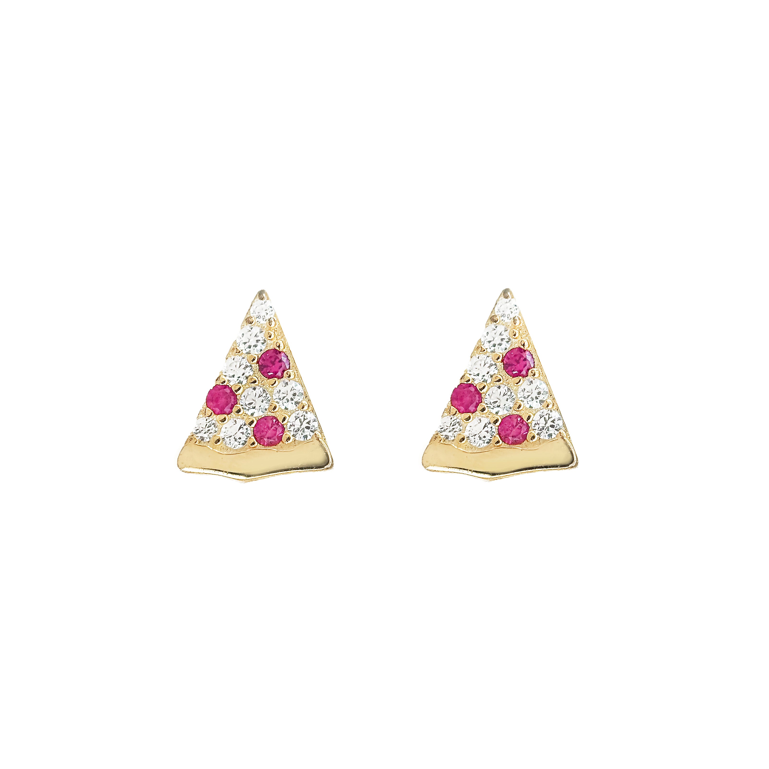 Orecchini Pizza Argento 925 - Laei Shop