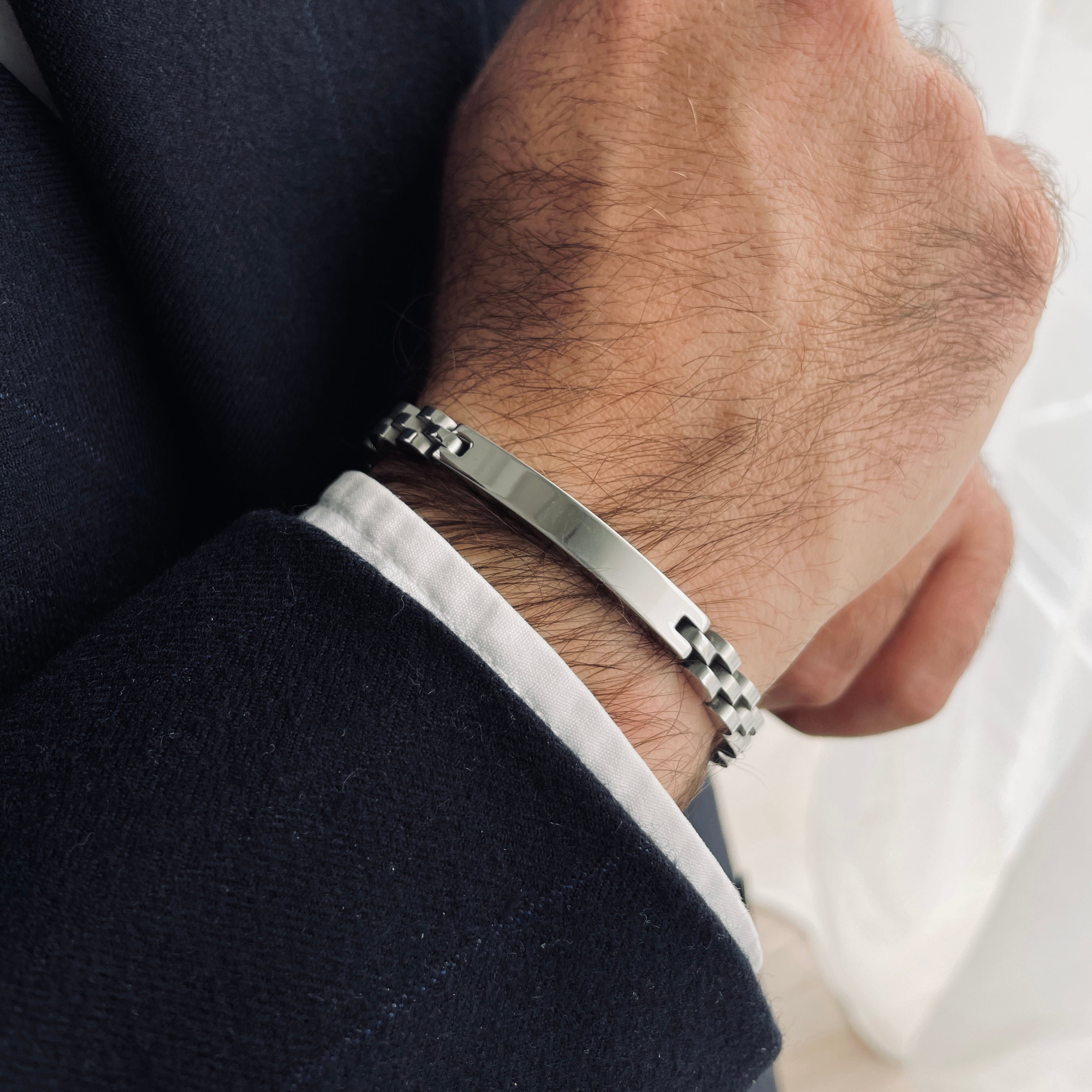 Bracciale Uomo Mini President con Incisione Personalizzata - Laei Shop