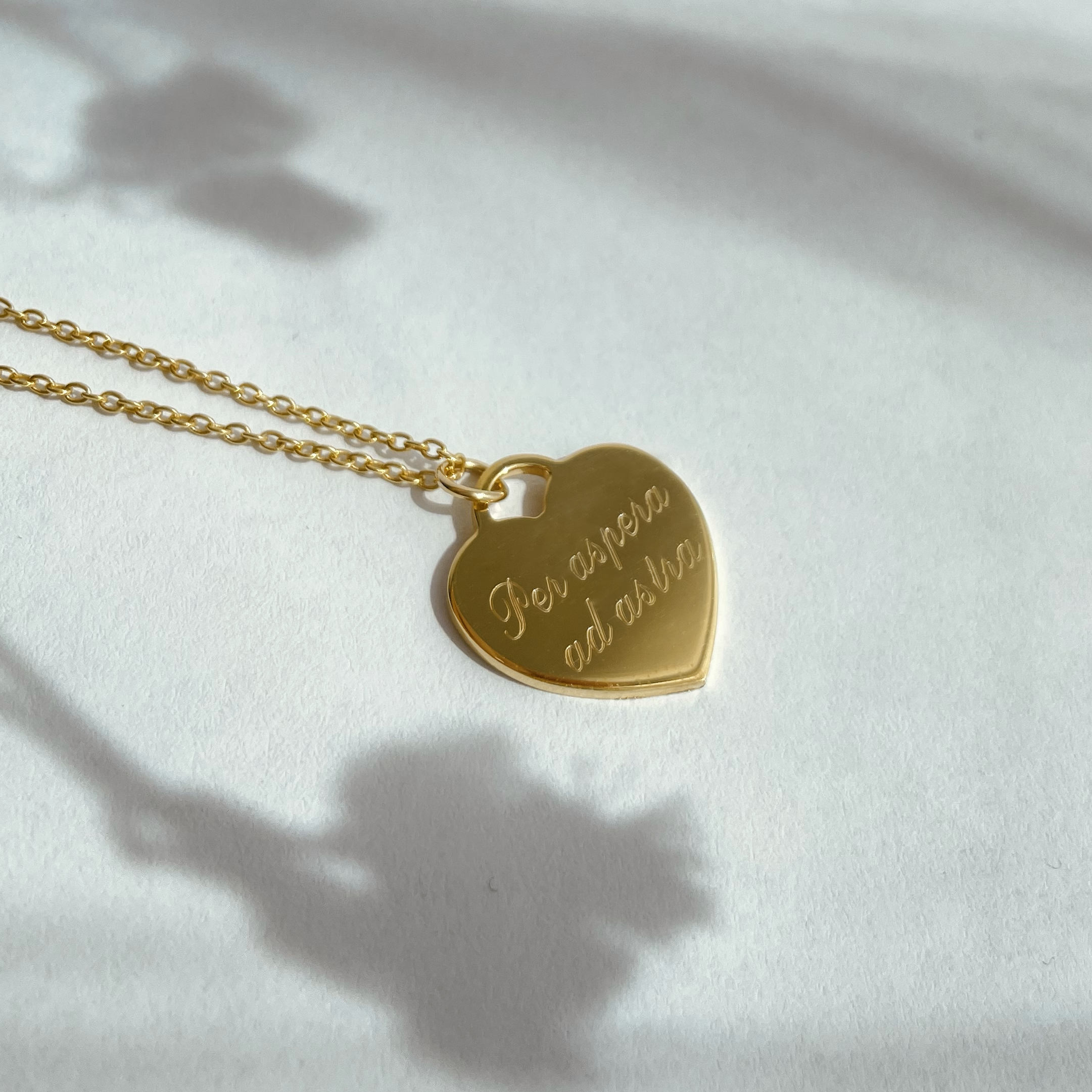 Collana Cuore con Incisione Personalizzata in Argento 925 - Laei Shop