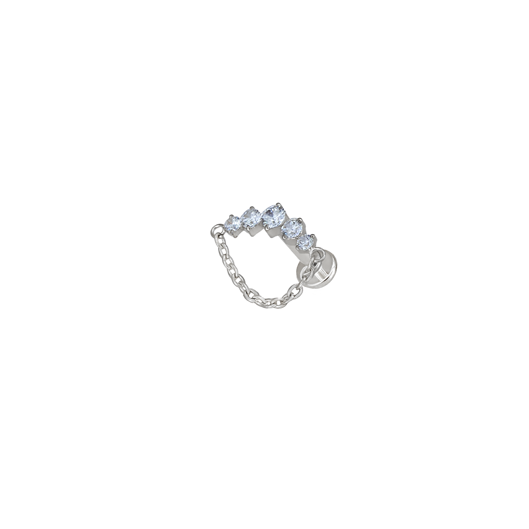 Piercing Maxi Dots con Catenella - Laei