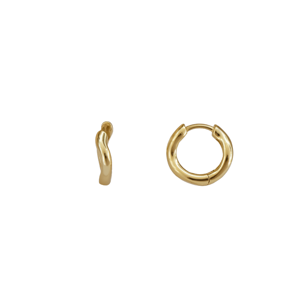 Orecchini Huggie Wavy Argento 925 - Laei