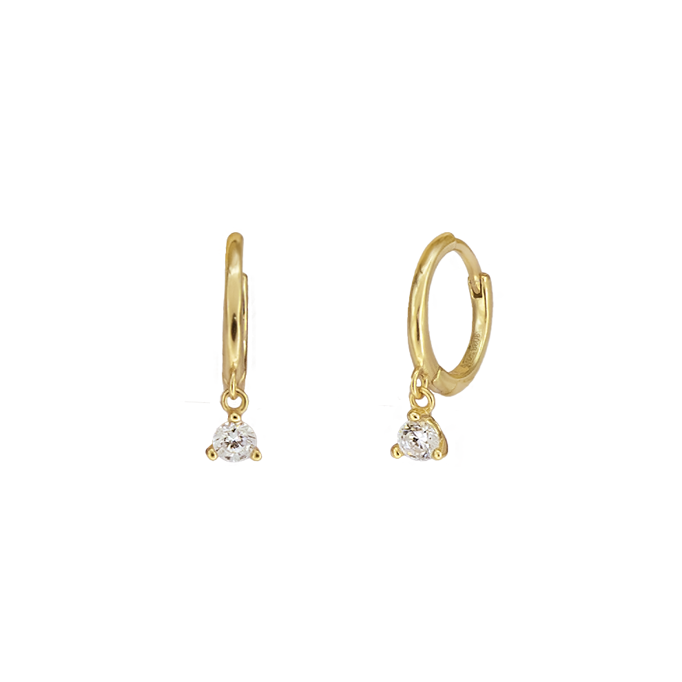Orecchini Punto Luce Pendente Argento 925