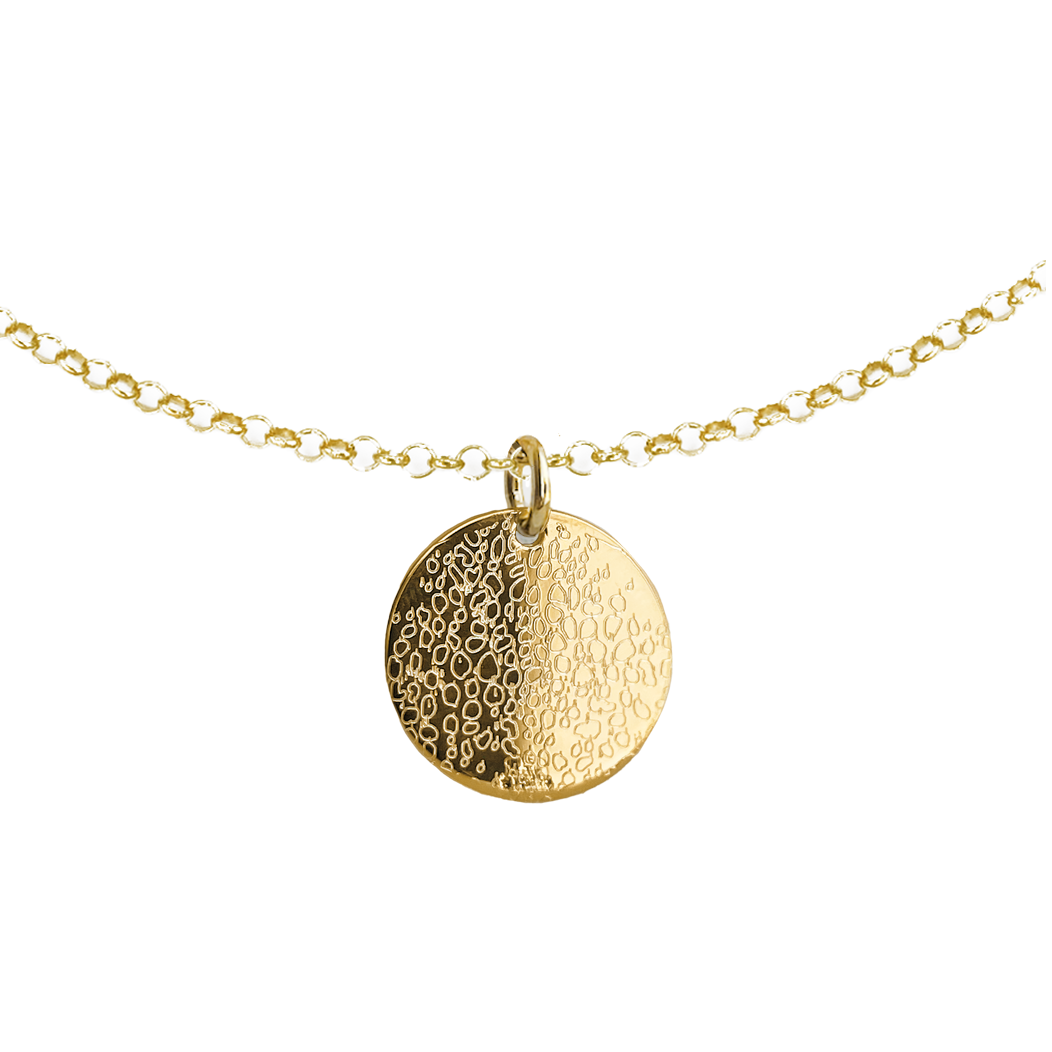 Ciondolo in howlite, collana in argento sterling massiccio 925