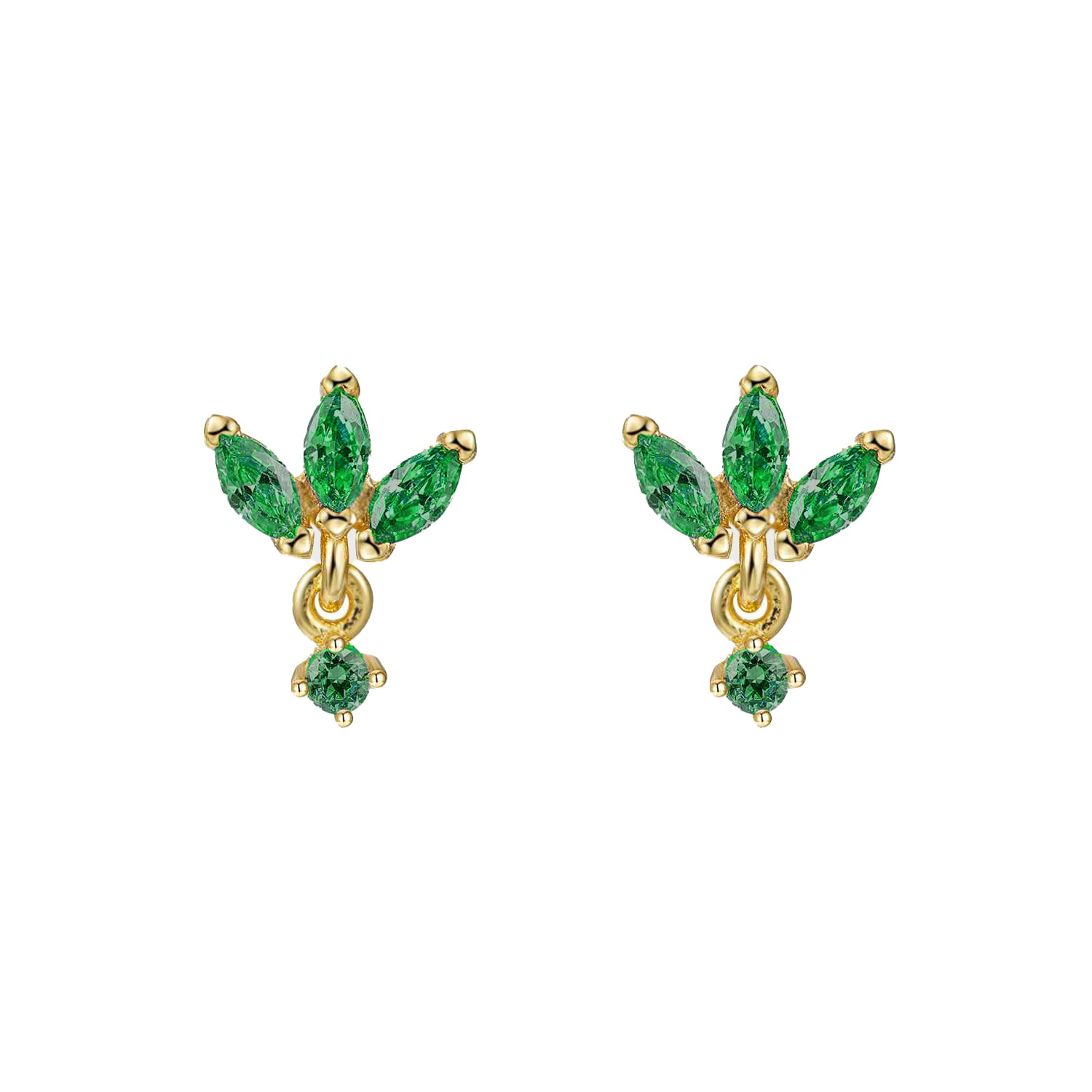 Orecchini Triple Marquise Pendente Argento 925 - Laei Shop