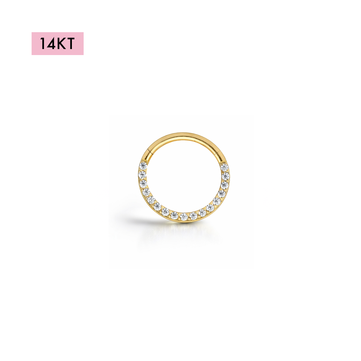 Piercing Clicker Slim Lux 14kt