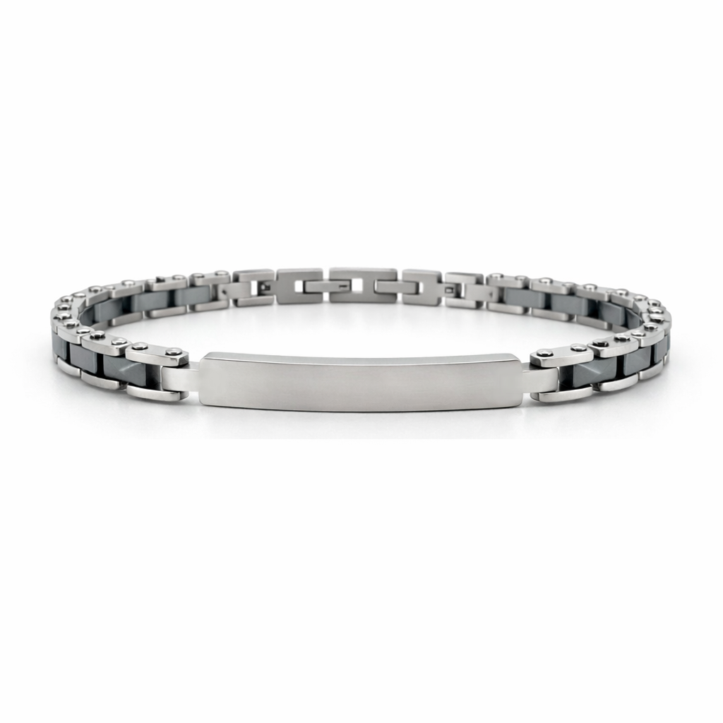 Bracciale Uomo Serafino con Incisione Personalizzata - Laei