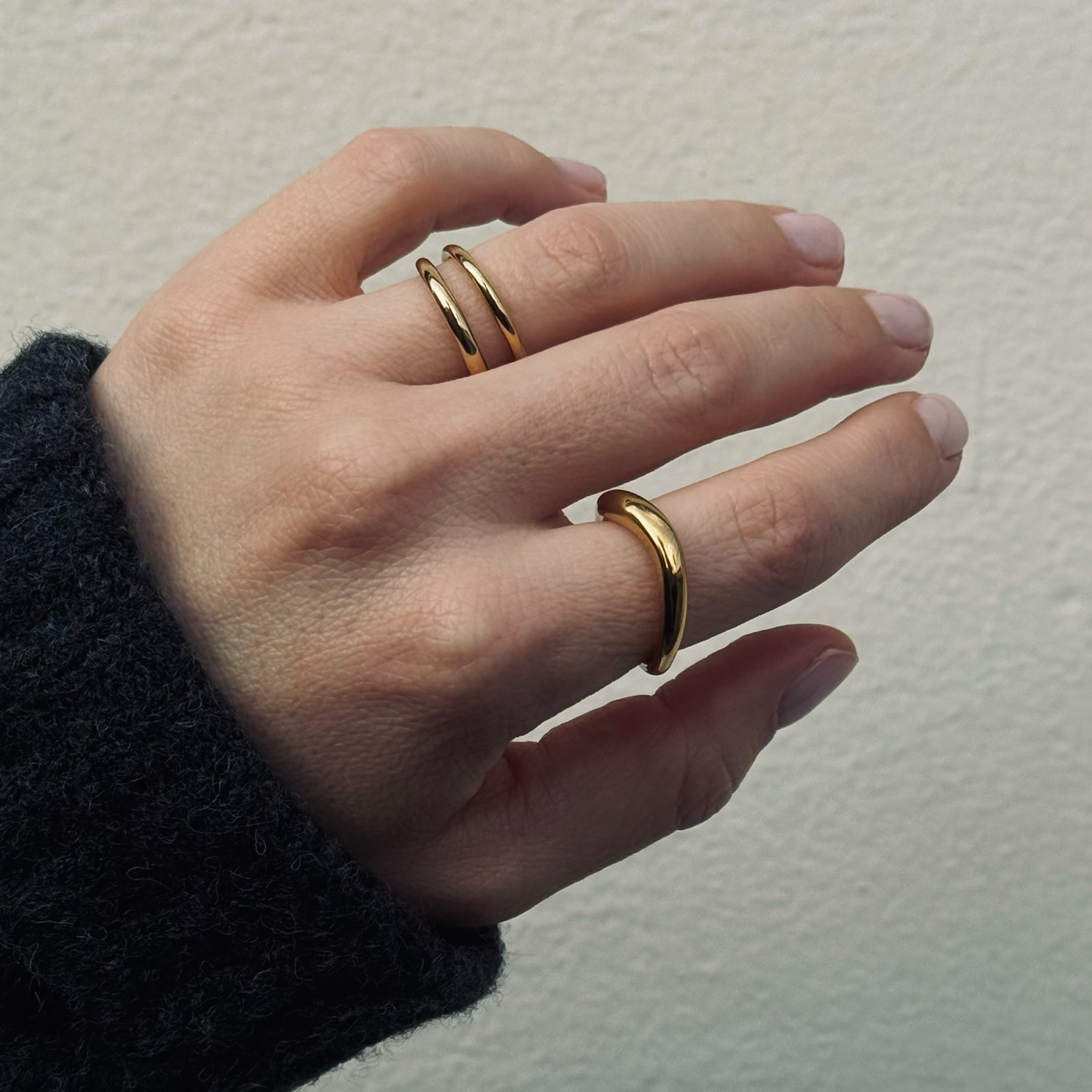 Anello Oval Wave - Laei