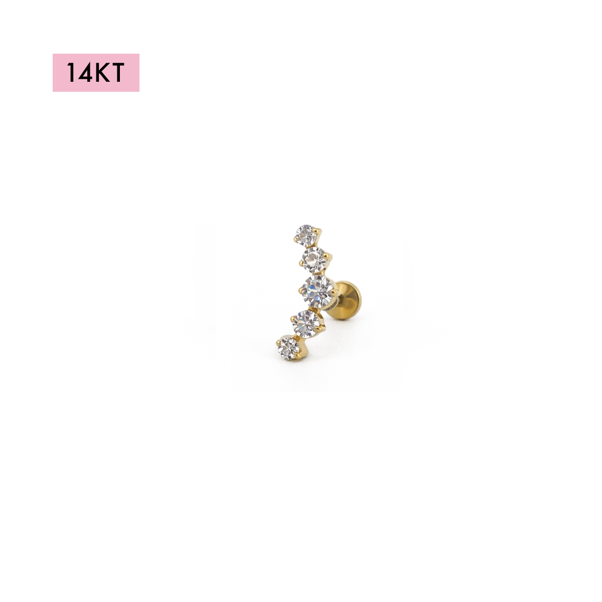 Piercing Maxi Dots 14kt - Laei
