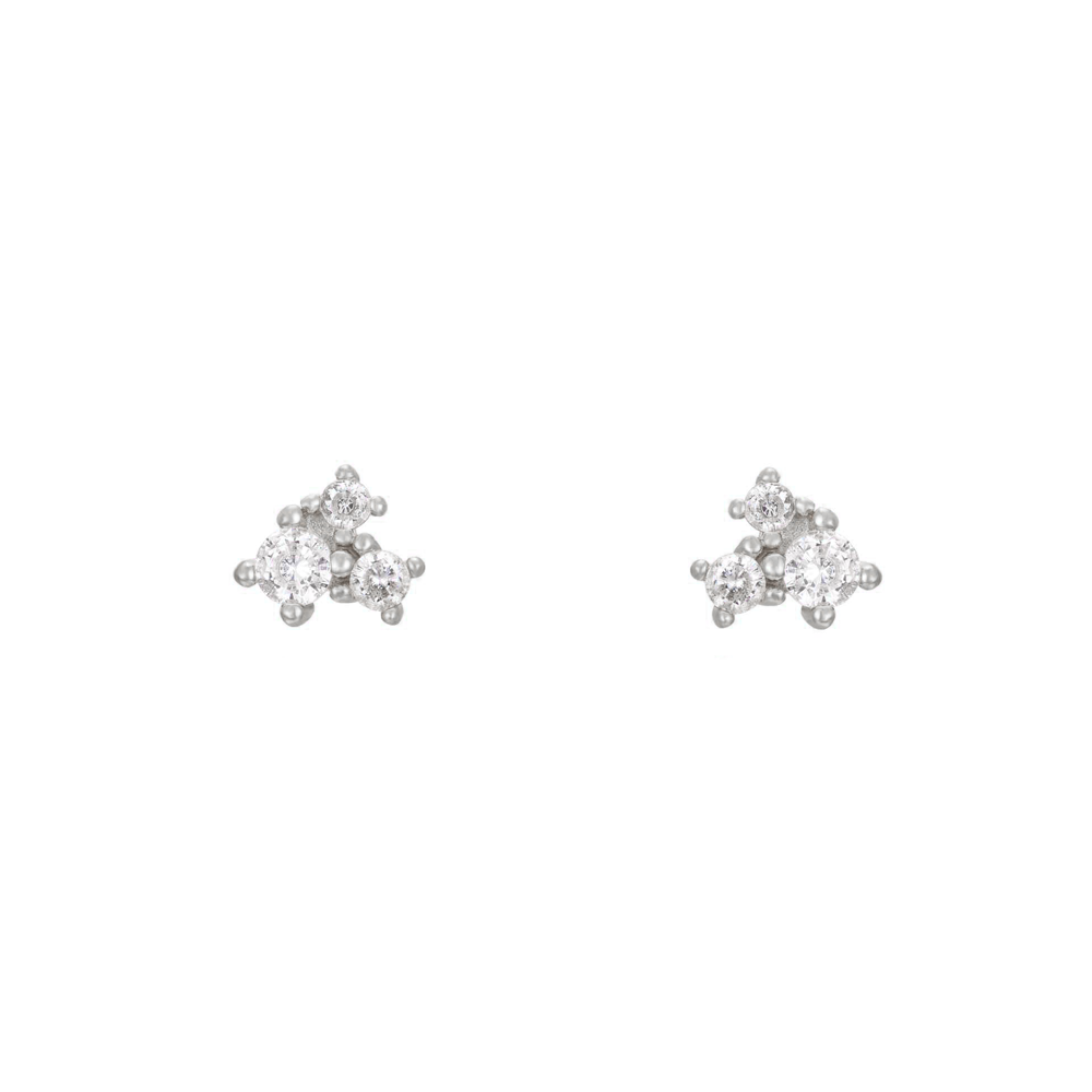 Orecchini Lotus in Argento 925