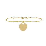 Bracciale Cuore con Incisione Personalizzata in Argento 925