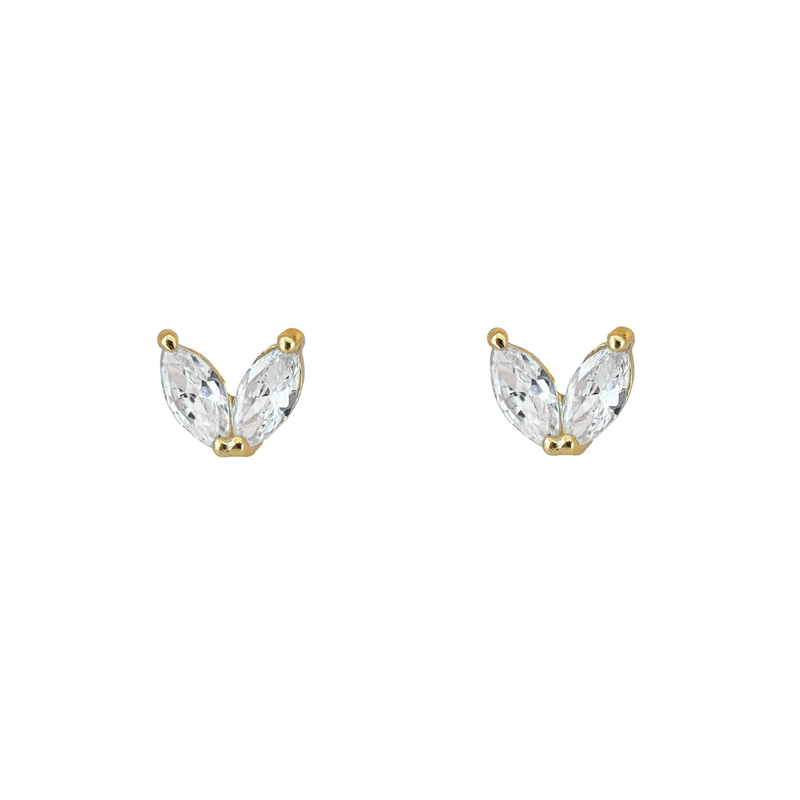 Orecchini Double Marquise Argento 925