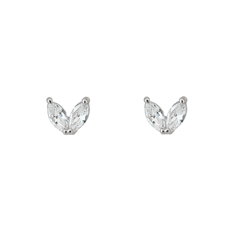 Orecchini Double Marquise Argento 925