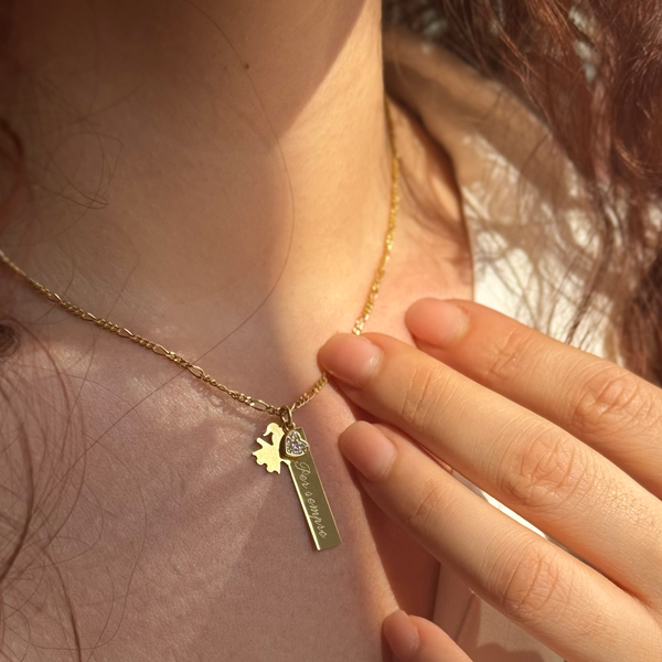 Collana Tag con Incisione Personalizzata in Argento 925