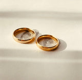 Coppia di Fedine con Impronta in oro 9kt - Laei Shop