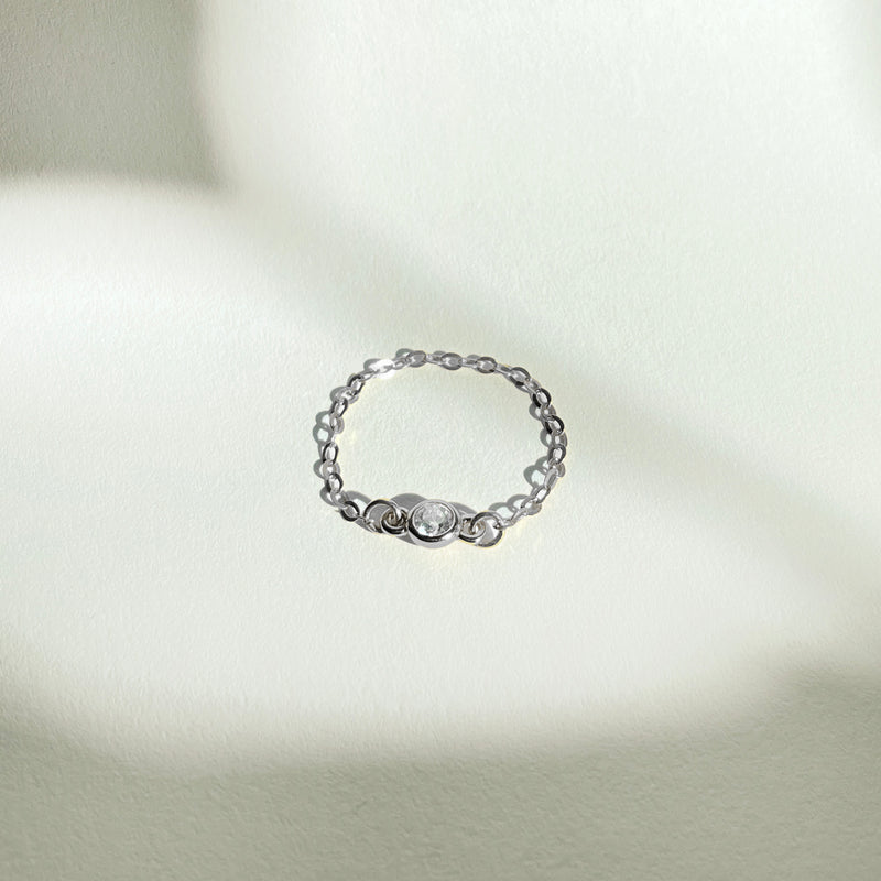 Anello Solitario FILO 925® - Laei Shop