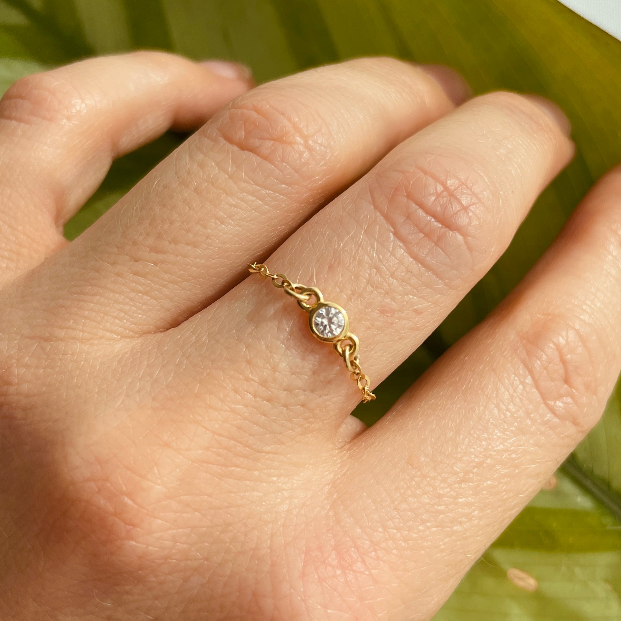Anello Solitario FILO 925® - Laei Shop
