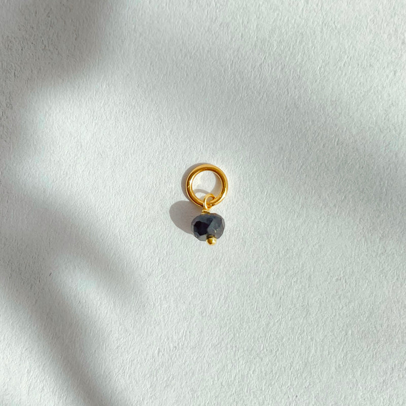Charm Zaffiro Blu FILO 925® - Laei Shop