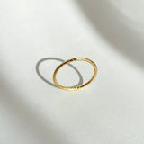 Anello Fedina Martellata Argento 925 - Laei Shop