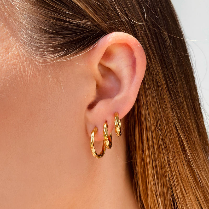 Orecchini Cerchietto Twist - Laei Shop