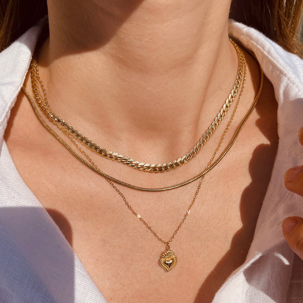 Collana Mini Cuore Sacro