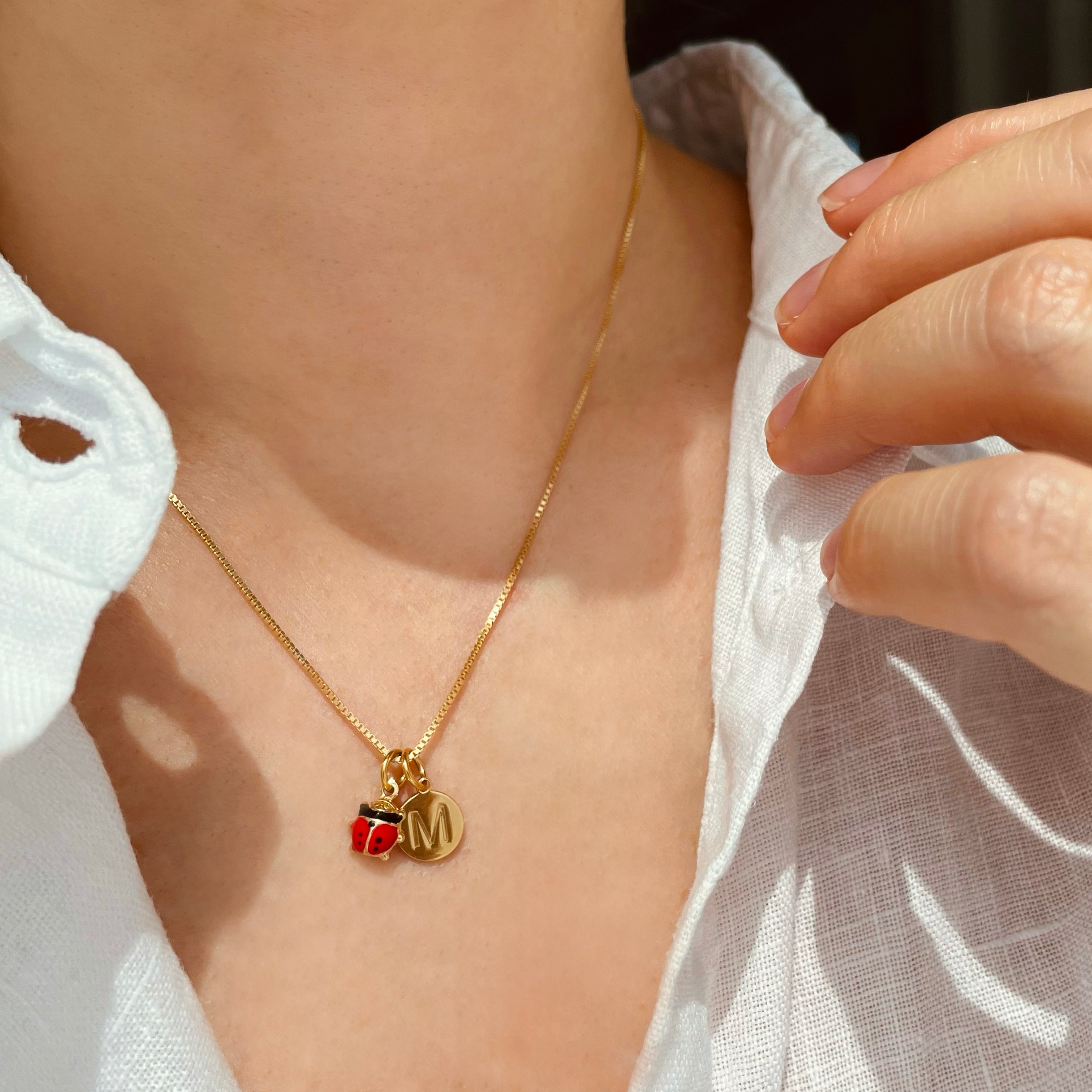 Charm Coccinella Rossa  FILO 925® - Laei Shop