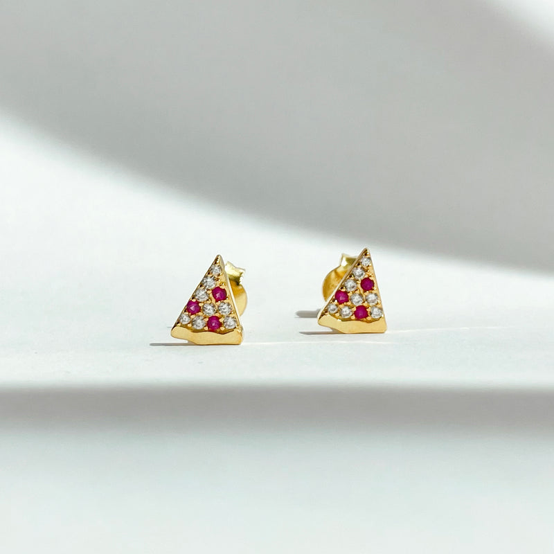 Orecchini Pizza Argento 925 - Laei Shop
