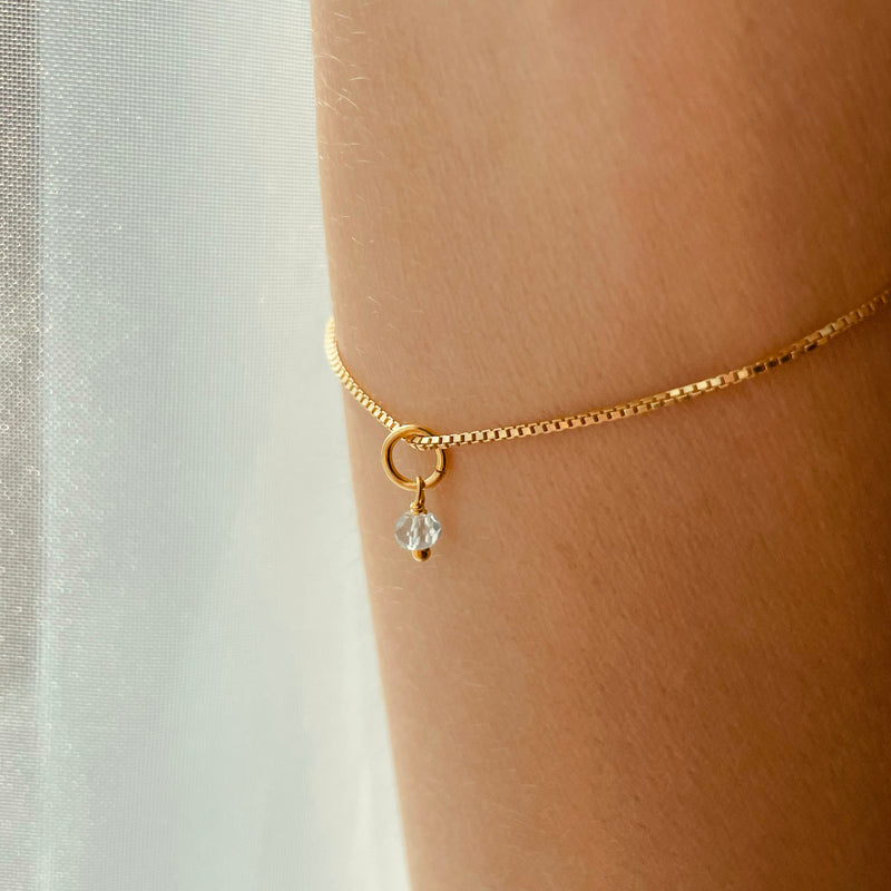 Charm Acquamarina FILO 925® - Laei Shop
