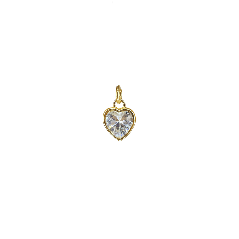 Charm Cuore My love in Argento 925