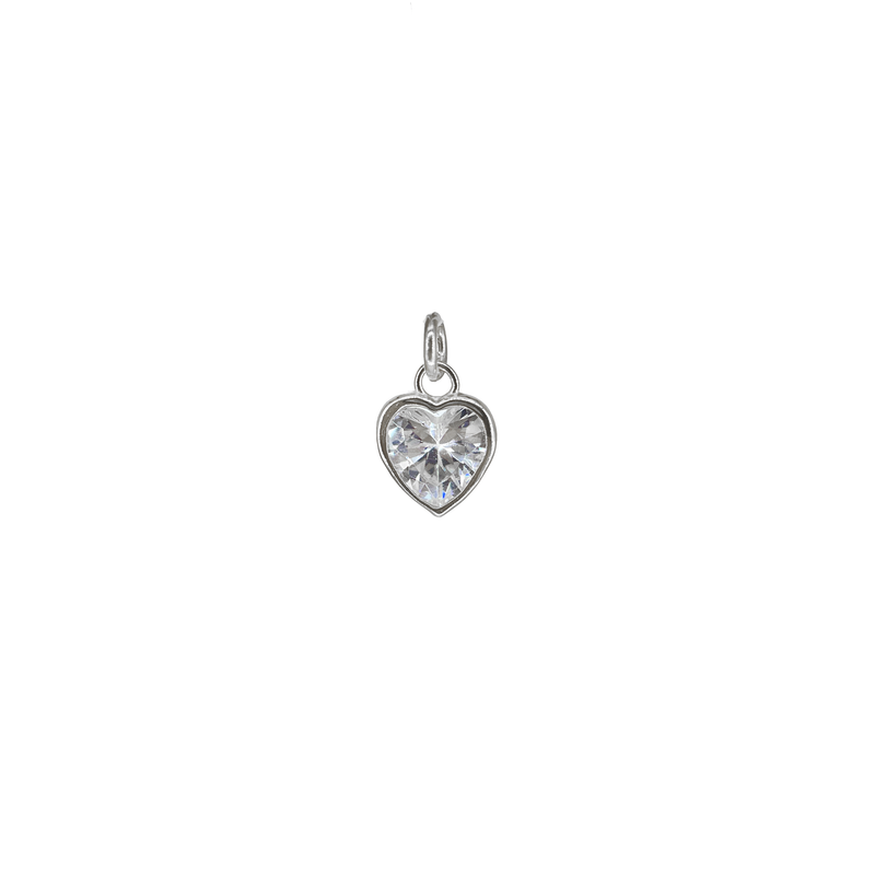 Charm Cuore My love in Argento 925