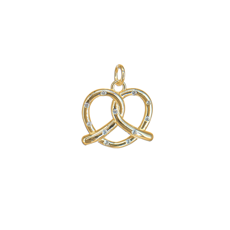 Charm Bretzel in Argento 925