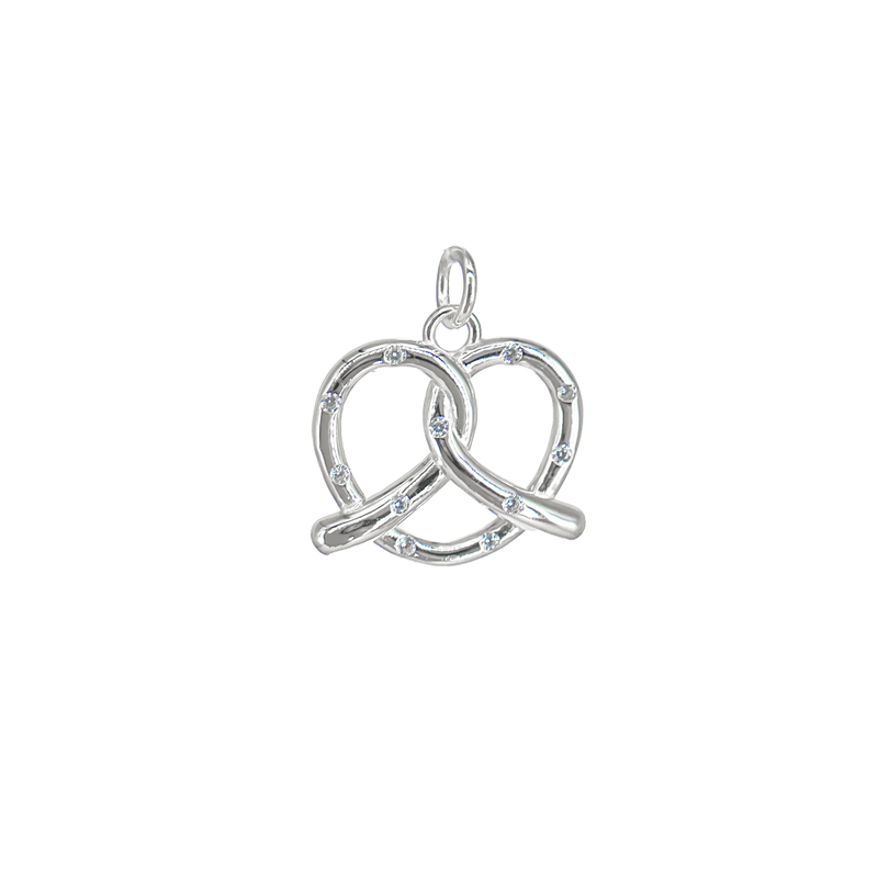 Charm Bretzel in Argento 925