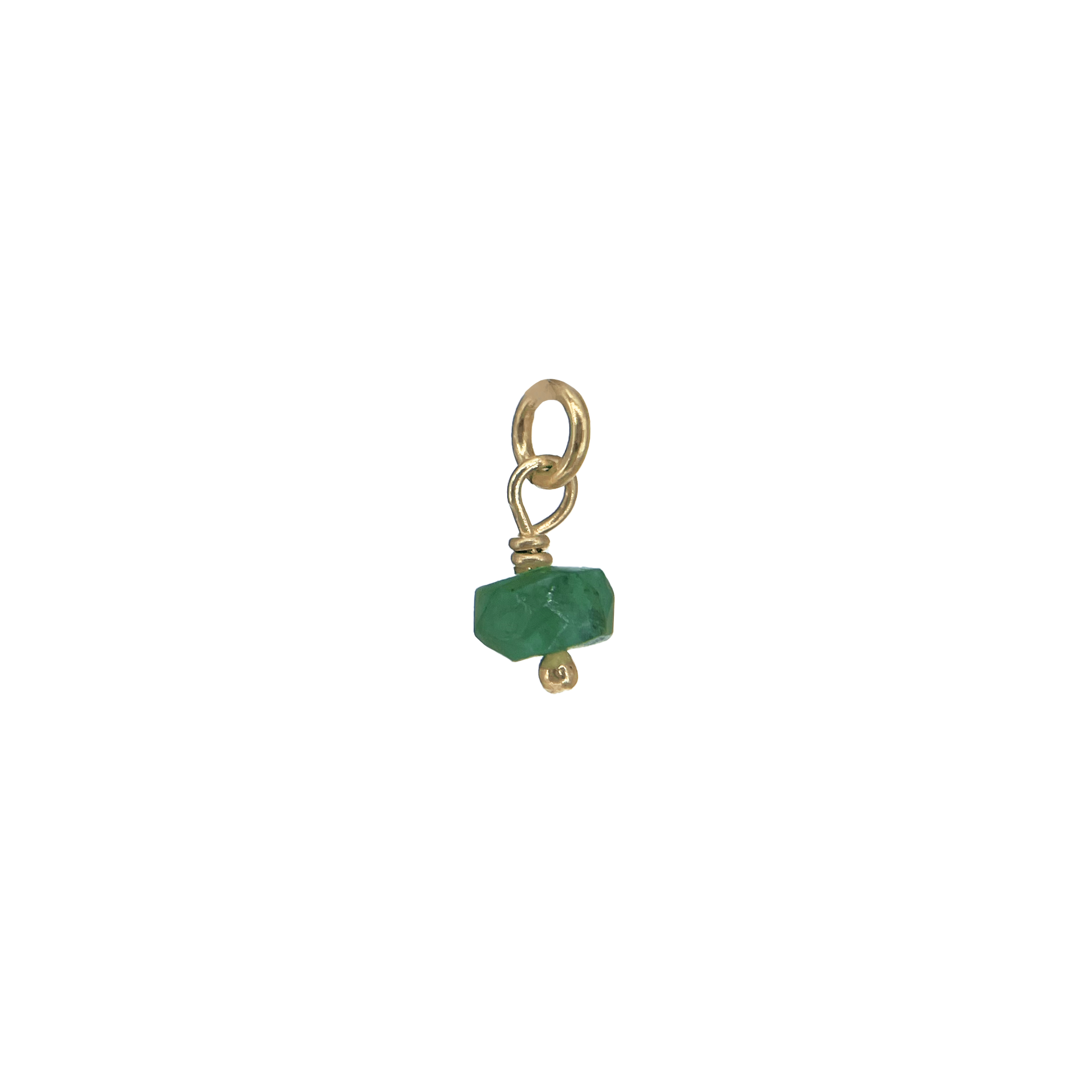 Charm Zaffiro Verde FILO 925® - Laei Shop