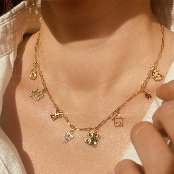 Charm Lego in Argento 925