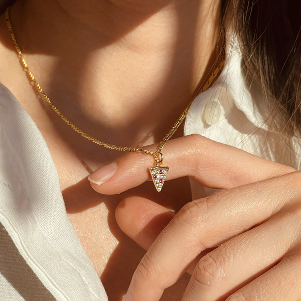 Charm Pizza in Argento 925