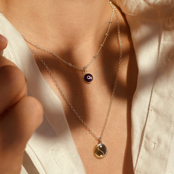 Charm Occhio Greco in Argento 925