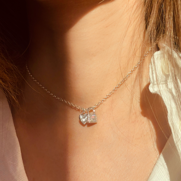 Charm Lucchetto in Argento 925