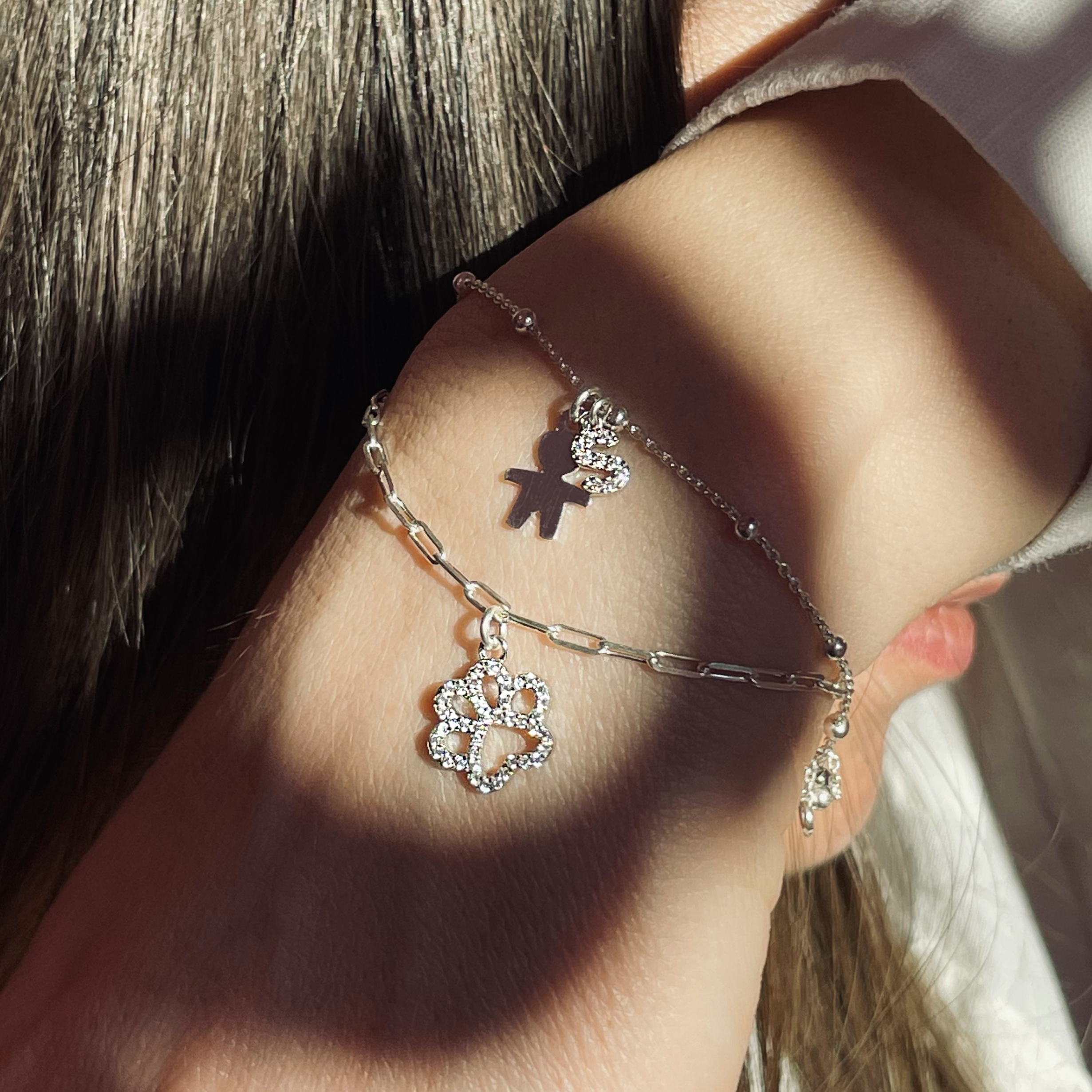Charm Bimbo in Argento 925