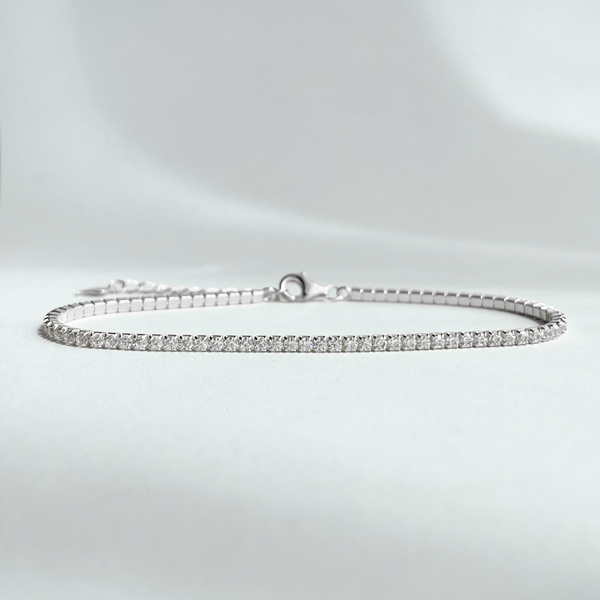 925 Silver 3mm Tennis Bracelet