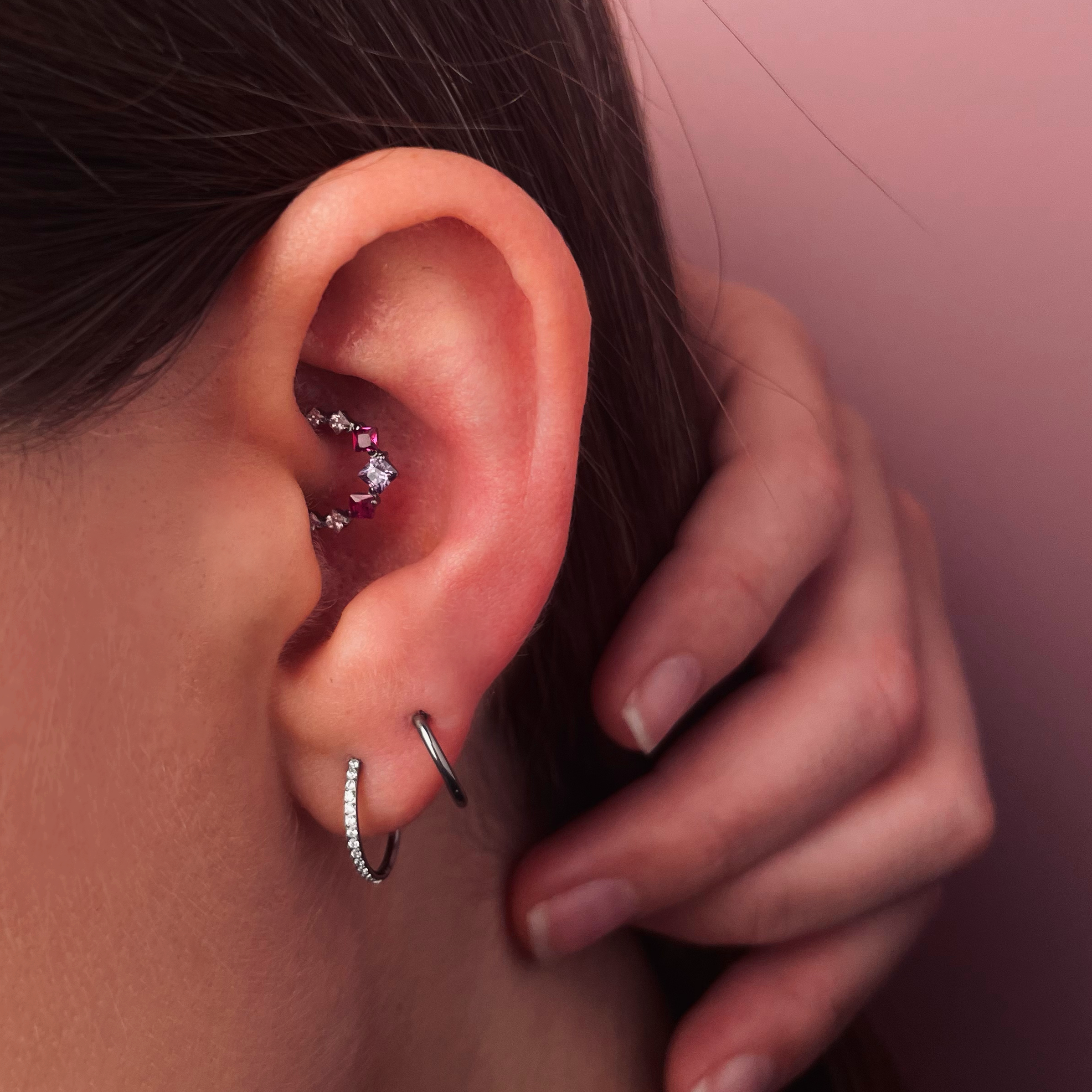 Piercing Clicker Square Lily