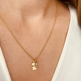 Collana Famiglia con Iniziale Lux Personalizzata in Argento 925 - Laei Shop