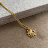 Collana Famiglia con Iniziale Lux Personalizzata in Argento 925 - Laei Shop