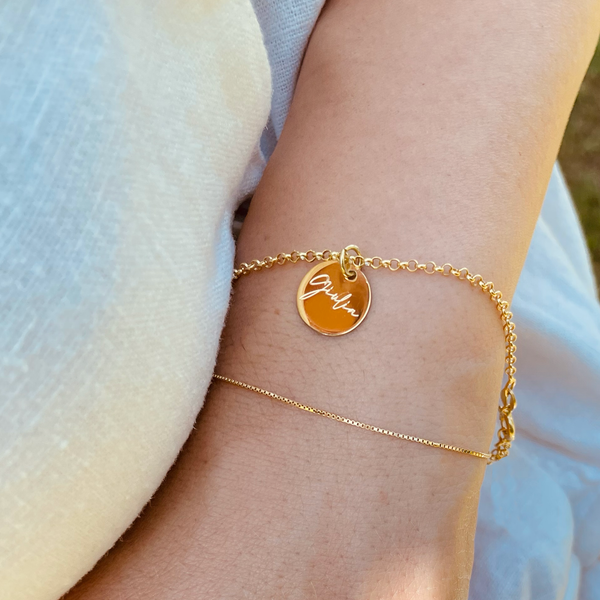 Bracciale Dot con Incisione Personalizzata in Argento 925