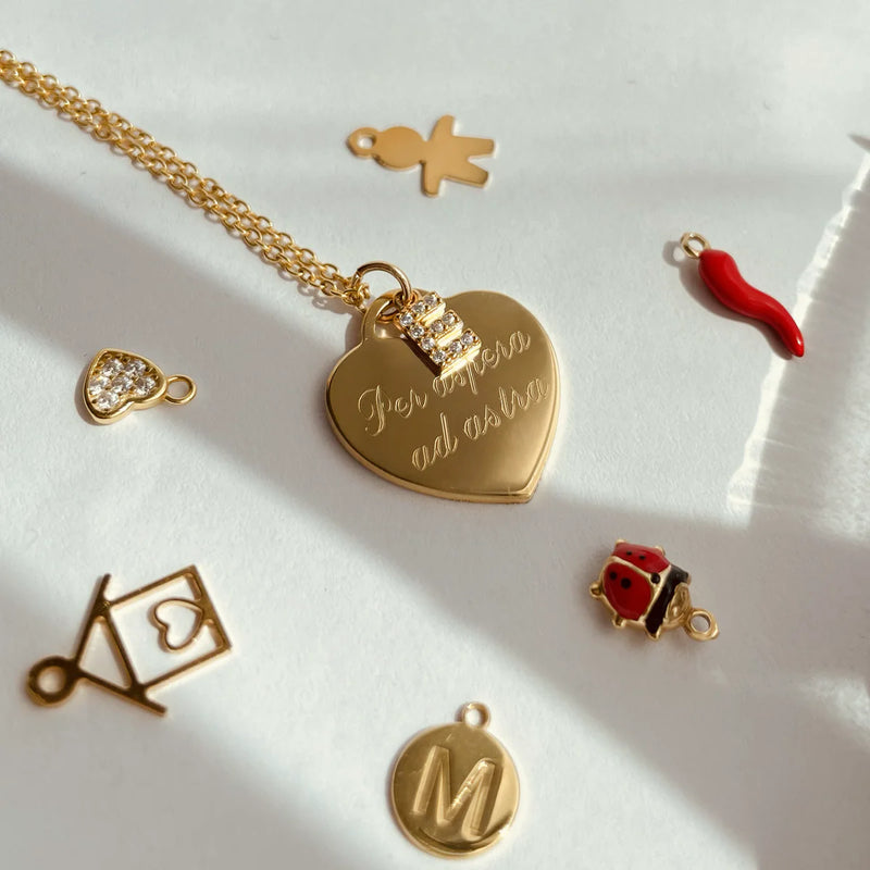 Collana Cuore con Incisione Personalizzata in Argento 925