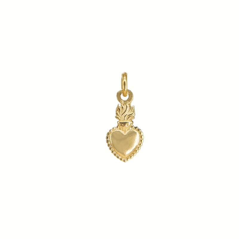 Charm Cuore Sacro in Argento 925