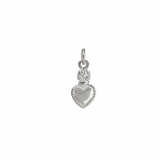 Charm Cuore Sacro in Argento 925