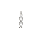 Charm Dna in Argento 925