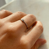 Anello Mini Solitario Argento 925 - Laei Shop