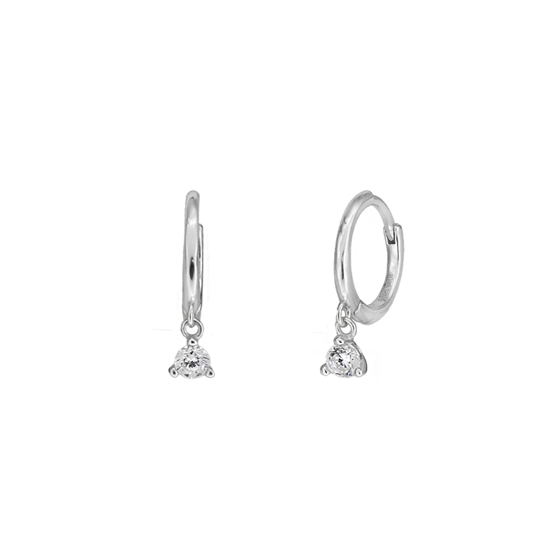 Orecchini Punto Luce Pendente Argento 925